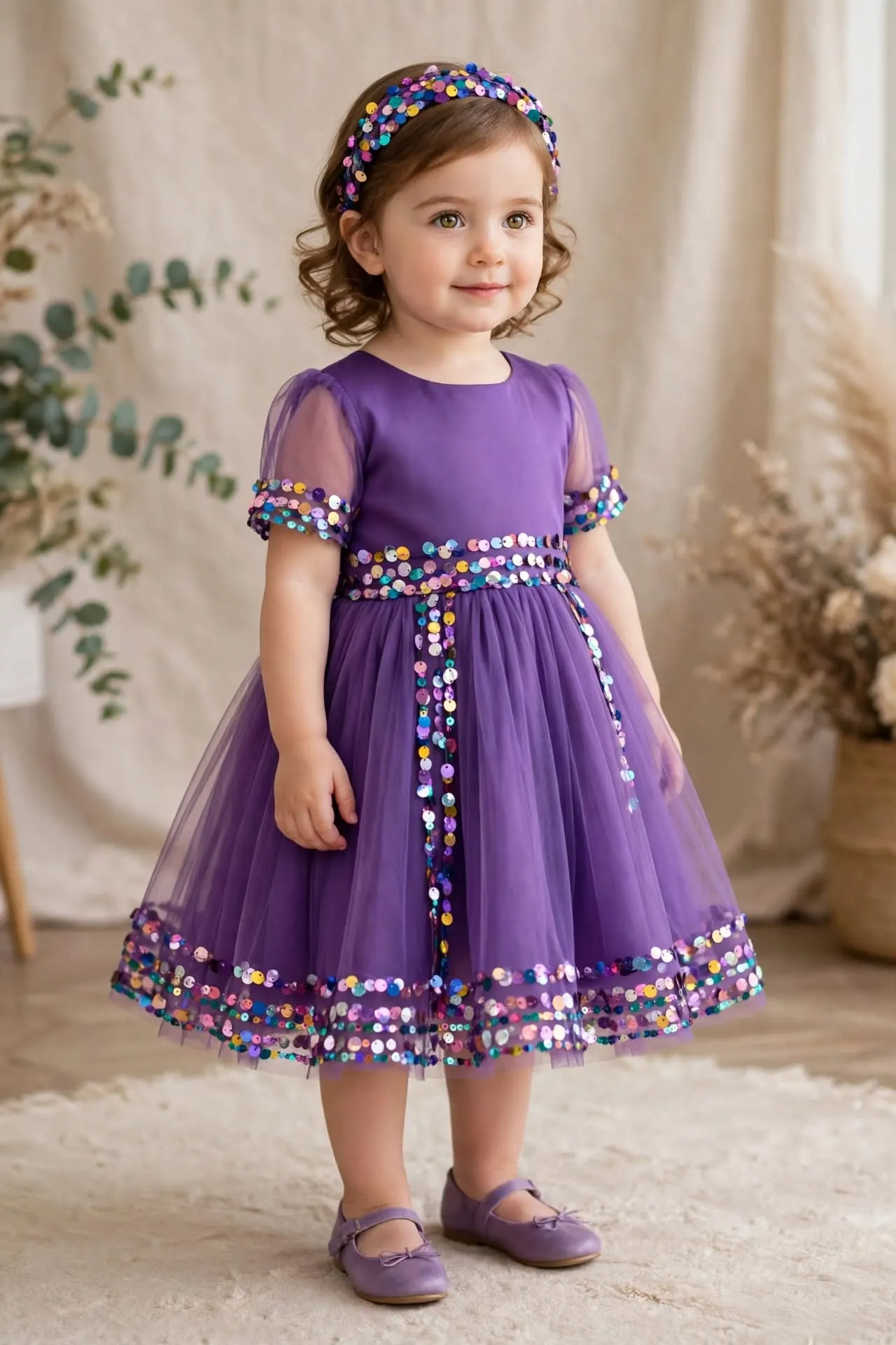 Dark purple frok 